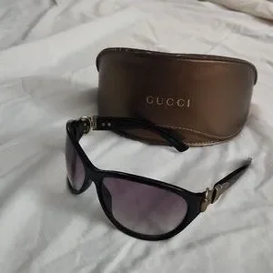 Accessories | Vintage 200s Gucci Buckle Sunglasses | Poshmark display picture 1